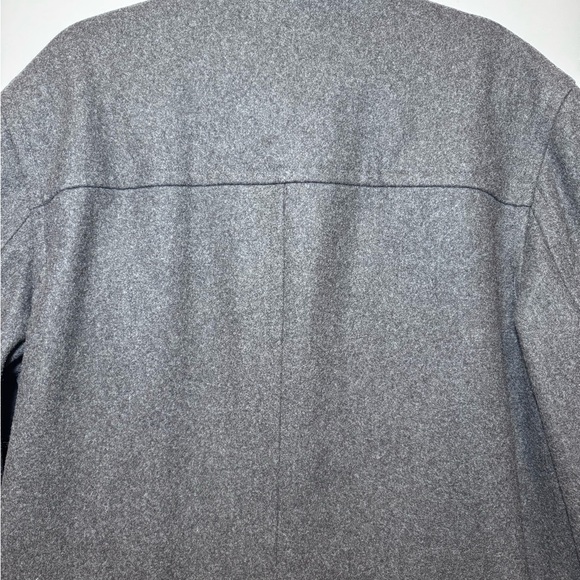 J CREW Men’s Wool Winter Pea Coat HEATHERED GRAY / LARGE - Picture 7 of 13